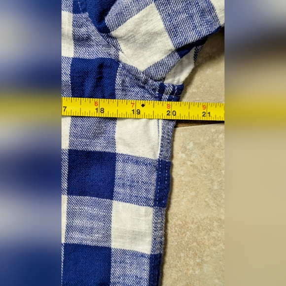 NWT J Crew Classic Button up Flannel Shirt Size Small - Picture 10 of 11